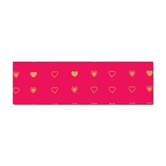 Illustrations Heart Pattern Design Sticker Bumper (10 Pack)