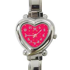 Illustrations Heart Pattern Design Heart Italian Charm Watch by Maspions