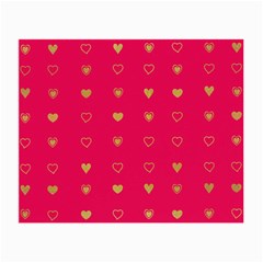 Illustrations Heart Pattern Design Small Glasses Cloth by Maspions