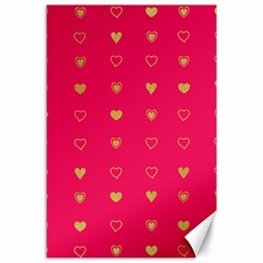 Illustrations Heart Pattern Design Canvas 24  X 36 