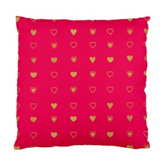 Illustrations Heart Pattern Design Standard Cushion Case (one Side)