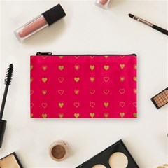 Illustrations Heart Pattern Design Cosmetic Bag (small)