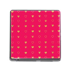 Illustrations Heart Pattern Design Memory Card Reader (square 5 Slot)