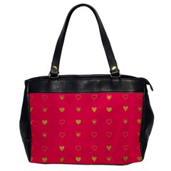 Illustrations Heart Pattern Design Oversize Office Handbag