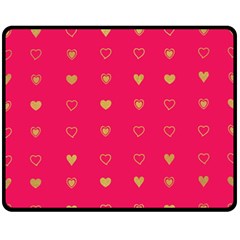 Illustrations Heart Pattern Design Fleece Blanket (medium)