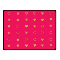 Illustrations Heart Pattern Design Fleece Blanket (small)