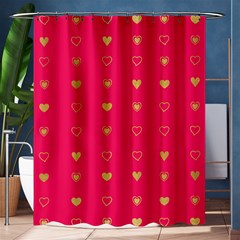 Illustrations Heart Pattern Design Shower Curtain 60  X 72  (medium) 