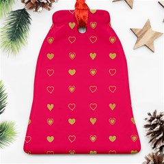 Illustrations Heart Pattern Design Ornament (bell)