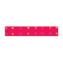 Illustrations Heart Pattern Design Premium Plush Fleece Scarf (mini)