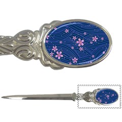 Flowers Floral Background Letter Opener