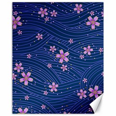 Flowers Floral Background Canvas 16  X 20 