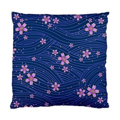 Flowers Floral Background Standard Cushion Case (two Sides)