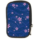 Flowers Floral Background Compact Camera Leather Case Front