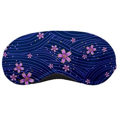 Flowers Floral Background Sleep Mask