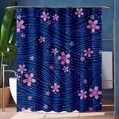 Flowers Floral Background Shower Curtain 60  X 72  (medium) 