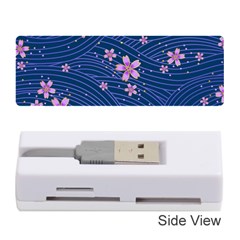 Flowers Floral Background Memory Card Reader (stick)