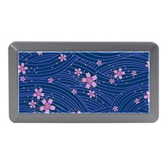 Flowers Floral Background Memory Card Reader (mini)