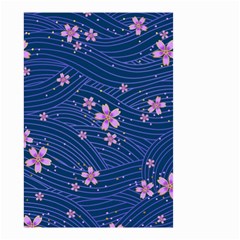 Flowers Floral Background Small Garden Flag (two Sides)