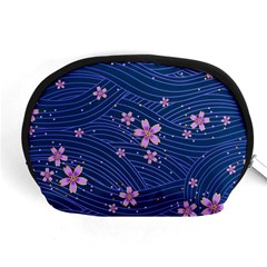 Flowers Floral Background Accessory Pouch (medium)