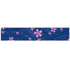 Flowers Floral Background Large Premium Plush Fleece Scarf 