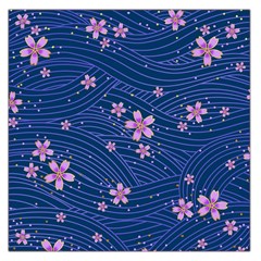 Flowers Floral Background Square Satin Scarf (36  X 36 )