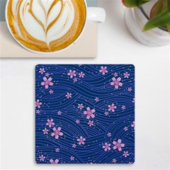 Flowers Floral Background Uv Print Square Tile Coaster 