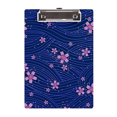 Flowers Floral Background A5 Acrylic Clipboard