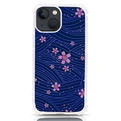 Flowers Floral Background Iphone 13 Mini Tpu Uv Print Case