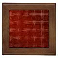 Grid Background Pattern Wallpaper Framed Tile