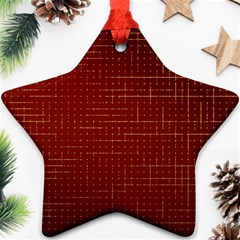 Grid Background Pattern Wallpaper Ornament (star)