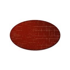 Grid Background Pattern Wallpaper Sticker (oval)