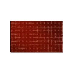 Grid Background Pattern Wallpaper Sticker Rectangular (100 Pack)