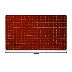 Grid Background Pattern Wallpaper Business Card Holder