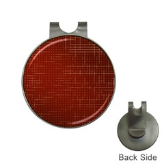 Grid Background Pattern Wallpaper Hat Clips With Golf Markers