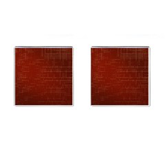 Grid Background Pattern Wallpaper Cufflinks (square)