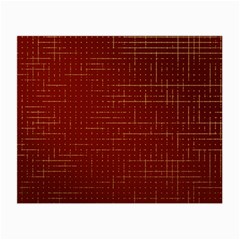 Grid Background Pattern Wallpaper Small Glasses Cloth (2 Sides)