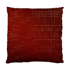 Grid Background Pattern Wallpaper Standard Cushion Case (two Sides)