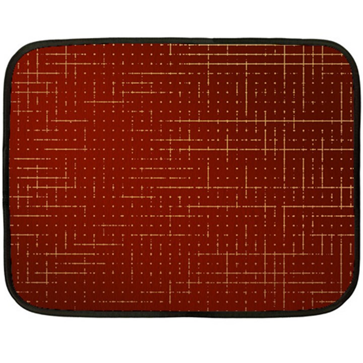 Grid Background Pattern Wallpaper Fleece Blanket (Mini)