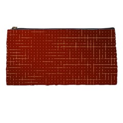 Grid Background Pattern Wallpaper Pencil Case