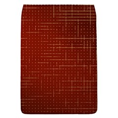 Grid Background Pattern Wallpaper Removable Flap Cover (s)