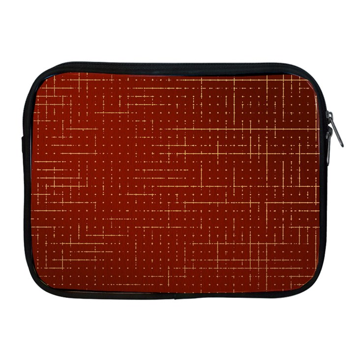 Grid Background Pattern Wallpaper Apple iPad 2/3/4 Zipper Cases