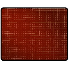 Grid Background Pattern Wallpaper Two Sides Fleece Blanket (medium)