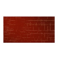 Grid Background Pattern Wallpaper Satin Wrap 35  X 70 