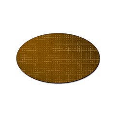 Anstract Gold Golden Grid Background Pattern Wallpaper Sticker Oval (100 Pack) by Maspions