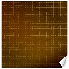 Anstract Gold Golden Grid Background Pattern Wallpaper Canvas 12  X 12 