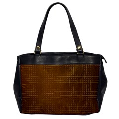 Anstract Gold Golden Grid Background Pattern Wallpaper Oversize Office Handbag