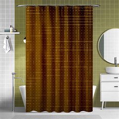 Anstract Gold Golden Grid Background Pattern Wallpaper Shower Curtain 48  X 72  (small) 