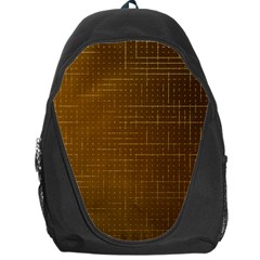 Anstract Gold Golden Grid Background Pattern Wallpaper Backpack Bag