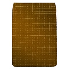 Anstract Gold Golden Grid Background Pattern Wallpaper Removable Flap Cover (l) by Maspions