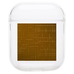 Anstract Gold Golden Grid Background Pattern Wallpaper Soft Tpu Airpods 1/2 Case by Maspions